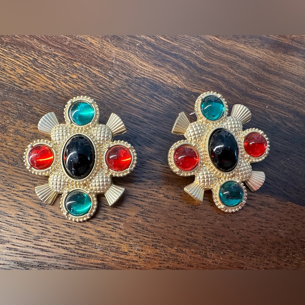 resin earrings